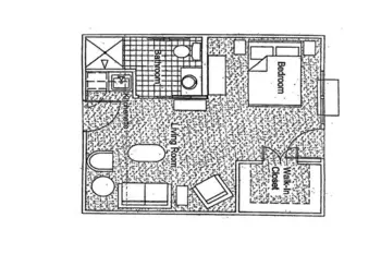 Floorplan of Meadow View Senior Living Community, Assisted Living, Clinton, TN 2