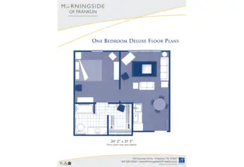 Floorplan of Morningside of Franklin, Assisted Living, Franklin, TN 1