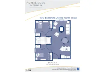 Floorplan of Morningside of Franklin, Assisted Living, Franklin, TN 2