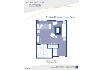 Floorplan of Morningside of Franklin, Assisted Living, Franklin, TN 3