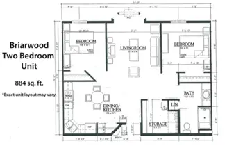 Floorplan of Northwinds Memory Care, Assisted Living, Memory Care, Perham, MN 1