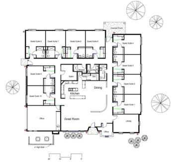 Floorplan of Park Senior Villas at La Canada, Assisted Living, Tucson, AZ 4