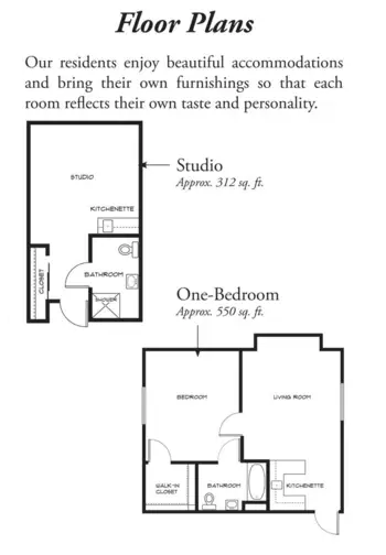 Floorplan of Peachtree Place, Assisted Living, West Haven, UT 2
