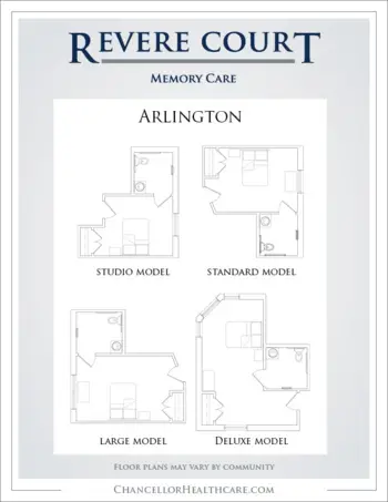 Floorplan of Revere Court Memory Care, Assisted Living, Memory Care, Arlington, TX 2