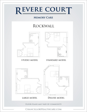 Floorplan of Revere Court of Rockwall, Assisted Living, Rockwall, TX 2