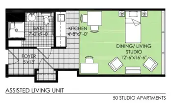 Floorplan of St. Michael's Home, Assisted Living, Yonkers, NY 1