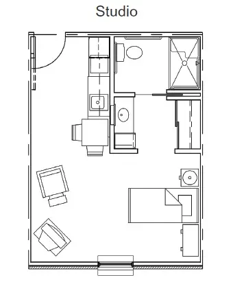 Floorplan of Sunnybrook of Mt. Pleasant, Assisted Living, Memory Care, Mt Pleasant, IA 3