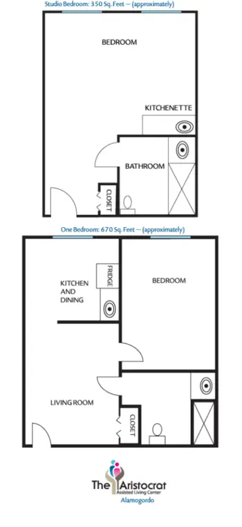 Floorplan of The Aristocrat Assisted Living in Las Cruces, Assisted Living, Las Cruces, NM 1