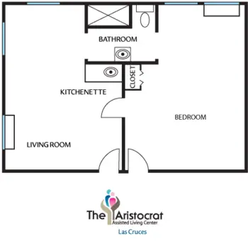 Floorplan of The Aristocrat Assisted Living in Las Cruces, Assisted Living, Las Cruces, NM 2