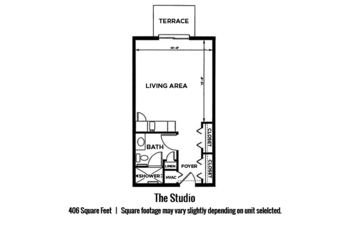 Floorplan of Williamsburg Landing, Assisted Living, Wilton Manors, FL 7