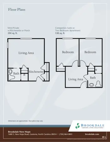 Floorplan of Brookdale New Hope, Assisted Living, Gastonia, NC 3