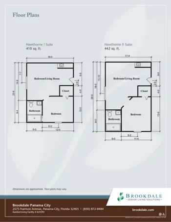 Floorplan of Brookdale Panama City, Assisted Living, Panama City, FL 2