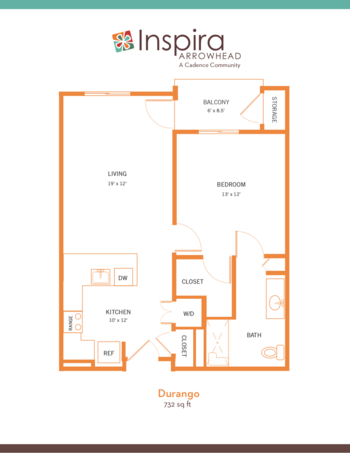 Floorplan of Inspira Arrowhead, Assisted Living, Glendale, AZ 2