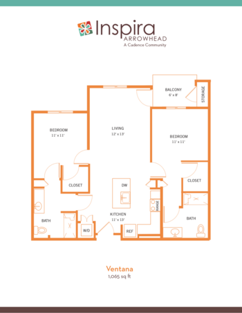Floorplan of Inspira Arrowhead, Assisted Living, Glendale, AZ 5