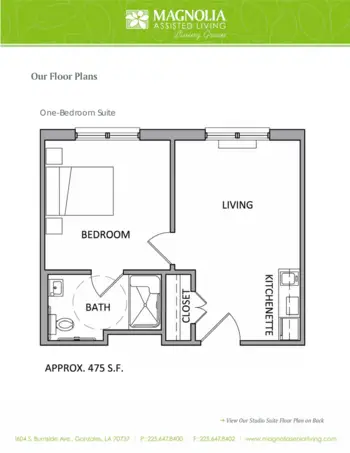 Floorplan of Magnolia Assisted Living, Assisted Living, Gonzales, LA 2