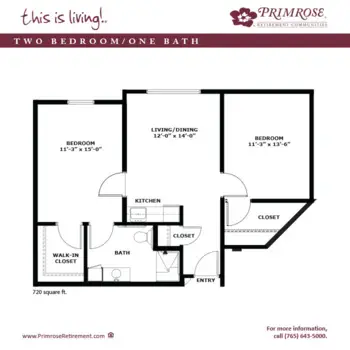 Floorplan of Primrose Memory Care of Anderson, Assisted Living, Memory Care, Anderson, IN 2