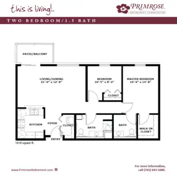 Floorplan of Primrose Memory Care of Anderson, Assisted Living, Memory Care, Anderson, IN 4