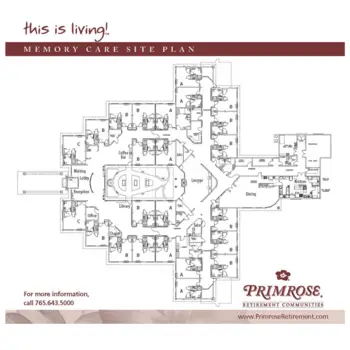 Floorplan of Primrose Memory Care of Anderson, Assisted Living, Memory Care, Anderson, IN 11