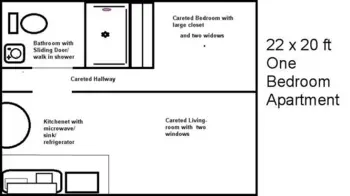 Floorplan of Sea Aire Assisted Living, Assisted Living, Yachats, OR 1