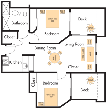Floorplan of Sterling Court, Assisted Living, San Mateo, CA 4