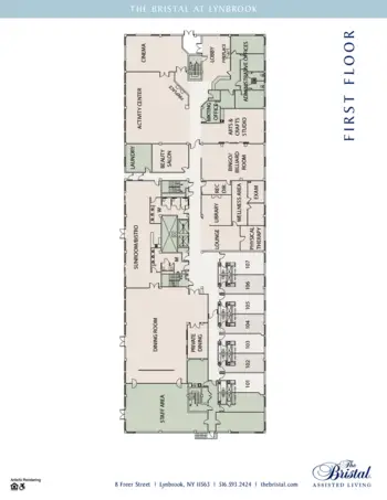 Floorplan of The Bristal at Lynbrook, Assisted Living, Lynbrook, NY 1