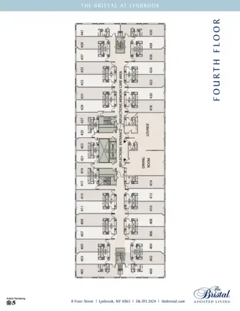 Floorplan of The Bristal at Lynbrook, Assisted Living, Lynbrook, NY 3