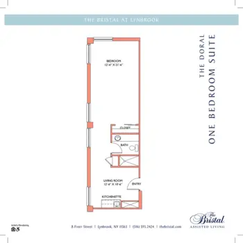 Floorplan of The Bristal at Lynbrook, Assisted Living, Lynbrook, NY 4