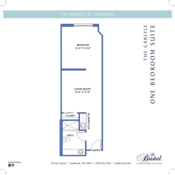 Floorplan of The Bristal at Lynbrook, Assisted Living, Lynbrook, NY 5