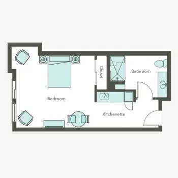 Floorplan of Aegis Living at Ravenna, Assisted Living, Seattle, WA 3