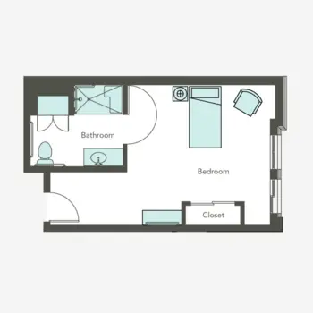Floorplan of Aegis Living at Ravenna, Assisted Living, Seattle, WA 4