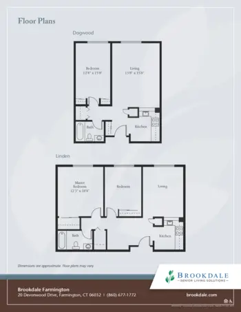Floorplan of Brookdale Gables Farmington, Assisted Living, Farmington, CT 3