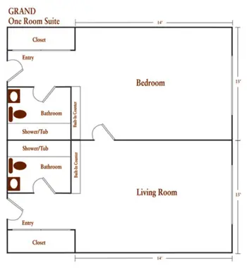 Floorplan of City View, Assisted Living, Los Angeles, CA 3