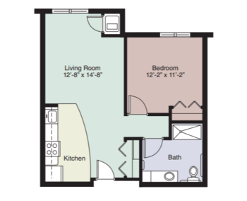 Floorplan of Ecumen North Branch, Assisted Living, Memory Care, North Branch, MN 4