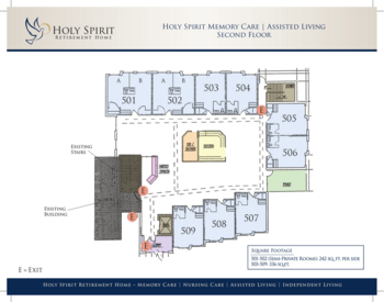 Floorplan of Holy Spirit, Assisted Living, Memory Care, Sioux City, IA 2