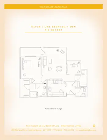 Floorplan of MacKenzie Place - Colorado Springs, Assisted Living, Colorado Springs, CO 4