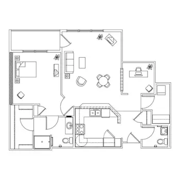 Floorplan of MacKenzie Place - Colorado Springs, Assisted Living, Colorado Springs, CO 9