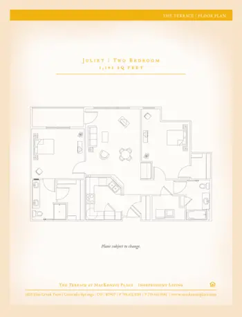 Floorplan of MacKenzie Place - Colorado Springs, Assisted Living, Colorado Springs, CO 12
