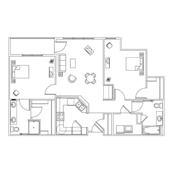Floorplan of MacKenzie Place - Colorado Springs, Assisted Living, Colorado Springs, CO 8