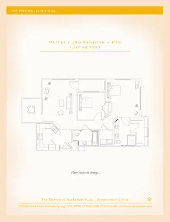 Floorplan of MacKenzie Place - Colorado Springs, Assisted Living, Colorado Springs, CO 10