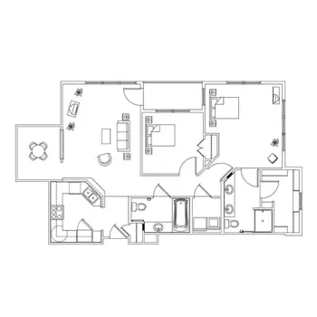 Floorplan of MacKenzie Place - Colorado Springs, Assisted Living, Colorado Springs, CO 6