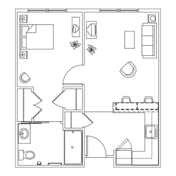 Floorplan of MacKenzie Place - Colorado Springs, Assisted Living, Colorado Springs, CO 5