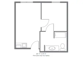 Floorplan of Morningside of Cullman, Assisted Living, Cullman, AL 1