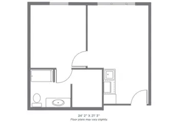 Floorplan of Morningside of Cullman, Assisted Living, Cullman, AL 2