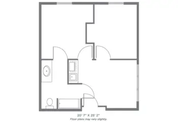 Floorplan of Morningside of Cullman, Assisted Living, Cullman, AL 3