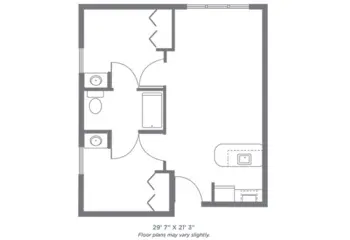 Floorplan of Morningside of Cullman, Assisted Living, Cullman, AL 4