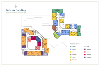 Floorplan of Pelican Landing Assisted Living and Memory Care, Assisted Living, Memory Care, Sebastian, FL 2