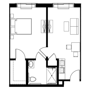 Floorplan of Sabal Palms Assisted Living and Memory Care, Assisted Living, Memory Care, Palm Coast, FL 6