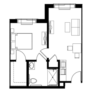 Floorplan of Sabal Palms Assisted Living and Memory Care, Assisted Living, Memory Care, Palm Coast, FL 7