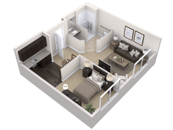 Floorplan of Thrive at Brow Wood, Assisted Living, Memory Care, Lookout Mountain, GA 2