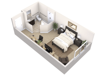 Floorplan of Thrive at Brow Wood, Assisted Living, Memory Care, Lookout Mountain, GA 5